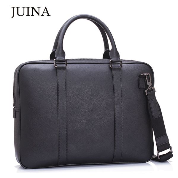

new men's genuine leather lapbriefcase large capacity cowhide crossbody bag