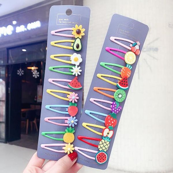 

diy simple multi felt cartoon short hair pins short hair style kid with hairclip hair styling tools accessories sweet07 ienkt, Black;brown