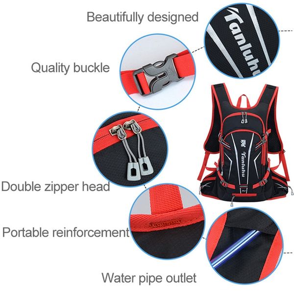 

25l sport reflective backpack cycling bag camping backpacks for bicycle women men bike outdoor running hiking rucksack xa975wd backpacking p