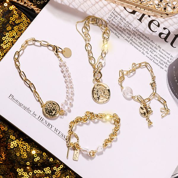 

fashion simple personality student girlfriends fresh bracelets jewelry sale, Golden;silver