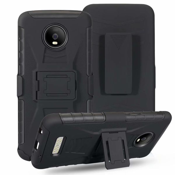 

rugged military grade heavy duty case with belt clip swivel holster & kickstand for moto x4,moto e5 play,moto z3 ,moto z3 play,moto z4 play
