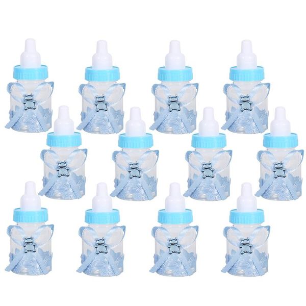

gift wrap 12pcs girl boy baby shower decoration chocolate candy bottle baptism favors christmas halloween party gifts box plastic case