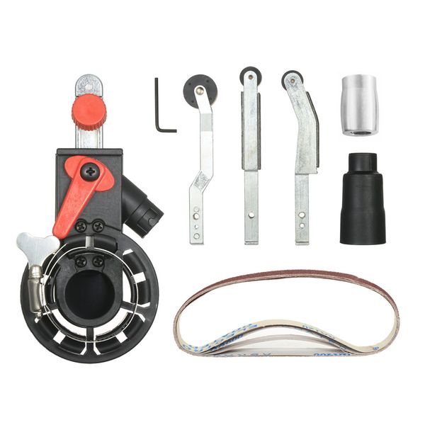 

angle grinder professional mini diy sanding adapter bandfile belt sander for 115mm 4.5" and 125mm 5" electric woodworking tools