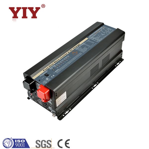 

yiy app series dc 12v 6kw pure sine wave inverter/charger dc&ac exchange low idle high overload ability up to 300% rated power (20 sec