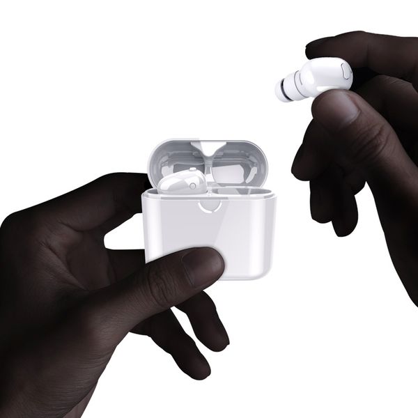 

mini wireless bluetooth headset high-quality tws 5.0 double earphones wireless headset earbuds with charger box