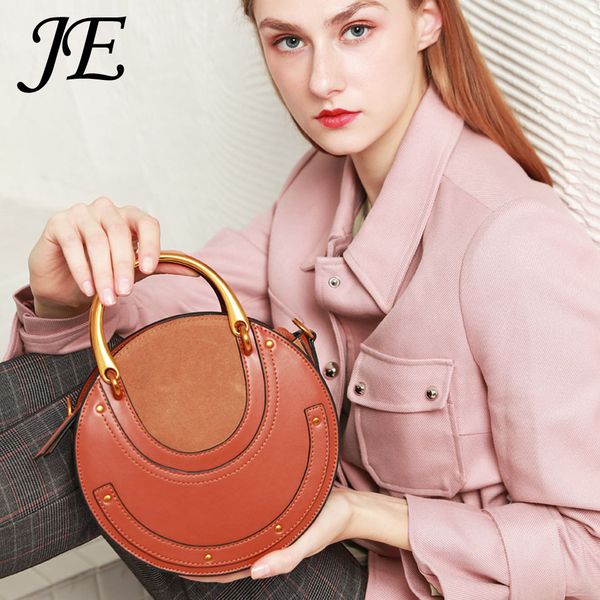 

je genuine leather women fashion bags designer vintage cross body bag handbangs for girls ladies classic party prom charms