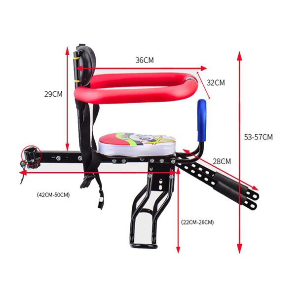 

imbaby electric bicycle baby chair mountain road bike child safety seat child bicycle front chair pedal bicycle accessories