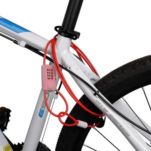 

cycling bike ultralight password lock bicycle cable portable code lock new