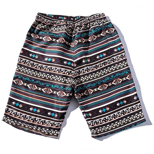 

2020 summer men couples beach floral bohe shorts trunks nickel pants plus size for male drop shipping, White;black
