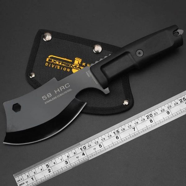 

Italy EXTREMA Ratio C02141 Axe Straight Knife N690 58HRC Multifunctional Outdoor Camping Logging Tactics Axe With Nylon Sheath