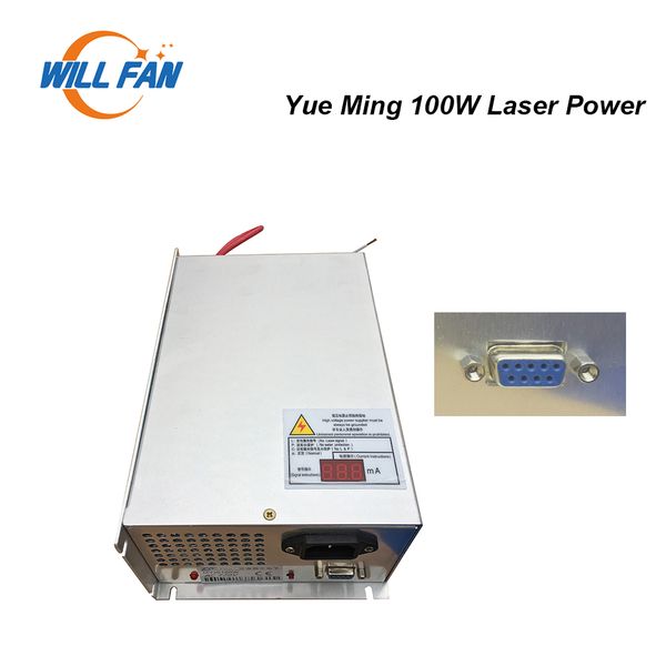 Yueming 100W Co2 Laser de Alimentação Para Yue Ming Laser Engrave Máquina 100w Peças caixa de Laser