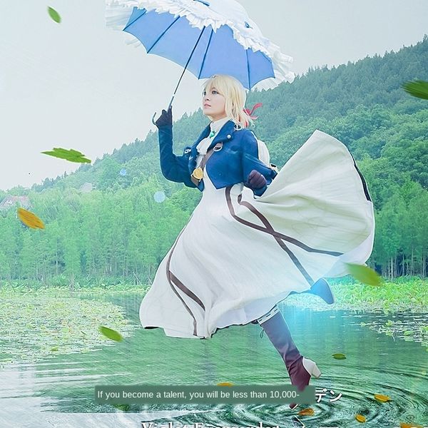 

violet потому аниме willette evergordon женский полный набор violet сов аниме костюмы женщин cosplay willette evergordon cosplay платье, Black