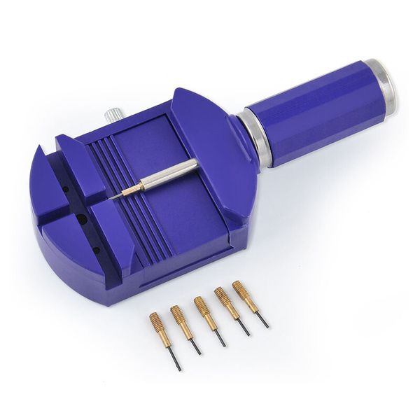 

wrist bracelet strap adjuster watch band link remover + 5 pins repair tool set
