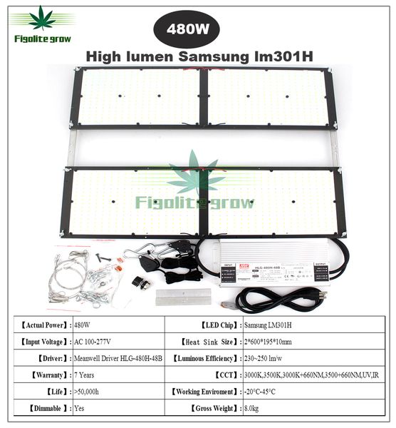 

dimmable высоких светового потока samsung lm301h уф ик водить вырастите водитель света совет 240w 320w 480w meanwell гвы 7 лет гарантию