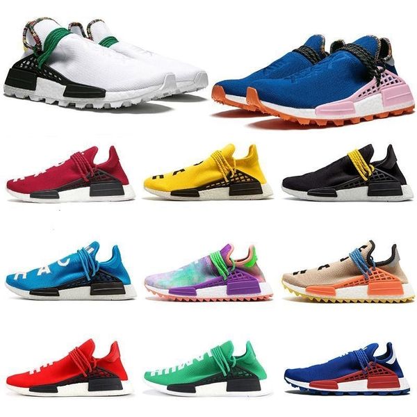 

2019 inspiration solar pack human race trail tennis shoes men women pharrell williams hu heart mind equality nerd sports runner sneakers