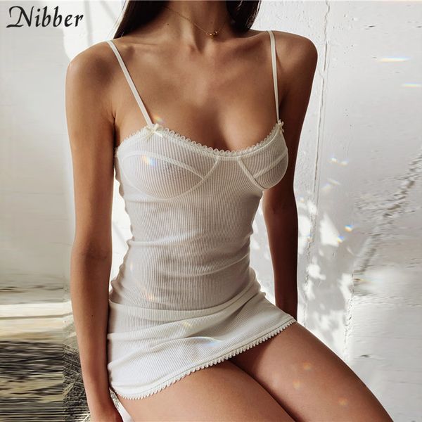 

nibber lace white see-through mini dresses women 2019 summer party night elegant bow bodycon short dress stretch slim mujer, Black;gray