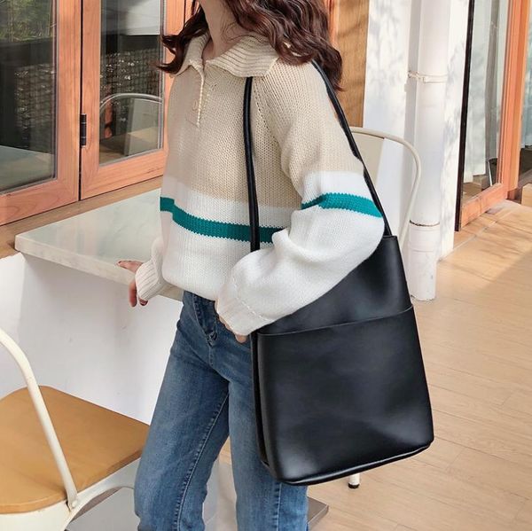 

2020 new versatile fashion shoulder bag crossbody bags leisure simple large capacity women's tote bag
