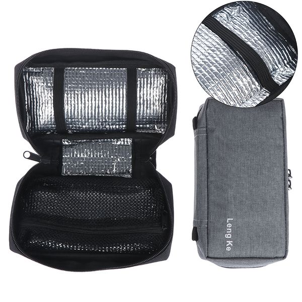 

new portable refrigerated bag ice bag cooler storage aluminum foil travel cooler box aluminum foil ice