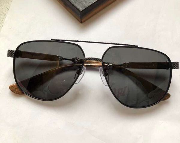 

cool men black silver pilot sungalasses black lens 60mm mens sunglasses uv protection eyewear new with box, White;black