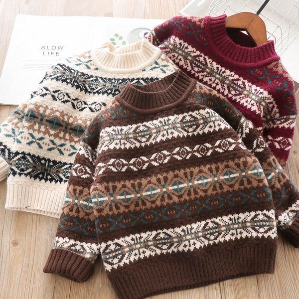 

girl's sweater girl baby pullover 2019 autumn and winter, Blue