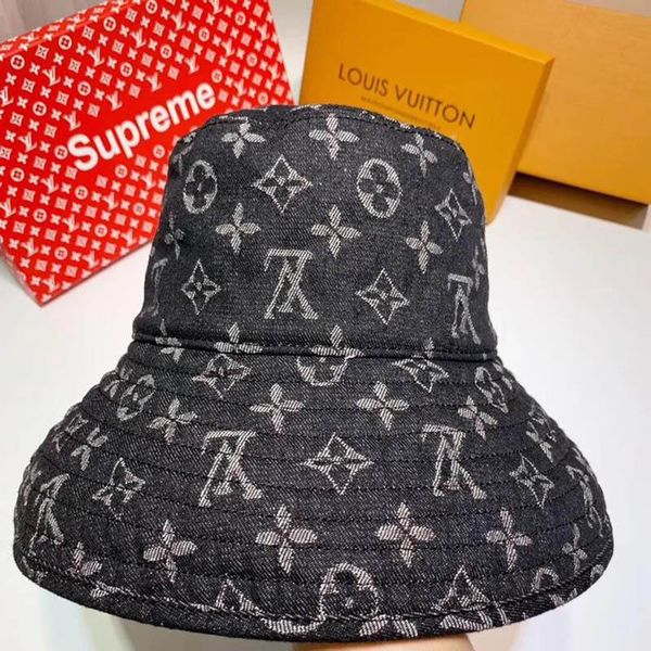 

fashionable luxury fisherman hat designer hat luxury casual hat fashion logo canvas making fashion hardware classic embroidery 1420, Blue;gray