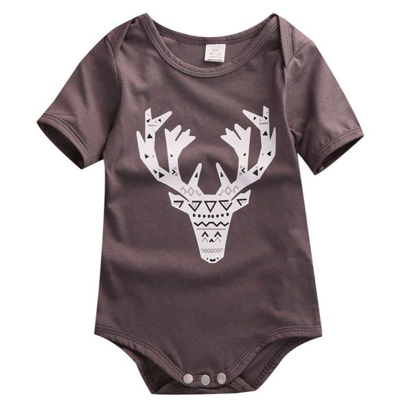 

Baby Kids Boys Girls Infant Fashion Romper Jumpsuit Bodysuit Cotton Deer Clothes Outfits