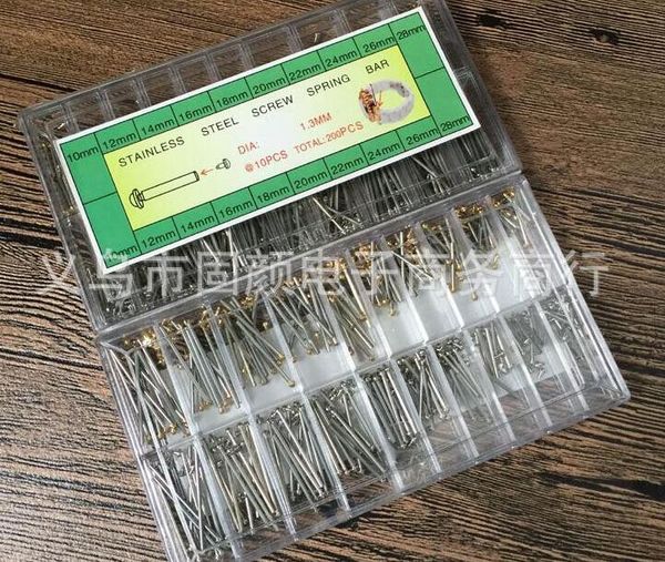 

dia 1.3 200pcs stainless steel tiny rivet kits tools for leather watch band repair