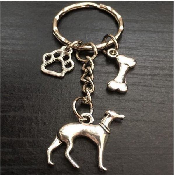 

смешанная i love dogbonedog paw печати сердце сплава diy брелок для женщин сумка брелок шарм подвеска ювелирных изделий aceessories подарок, Slivery;golden