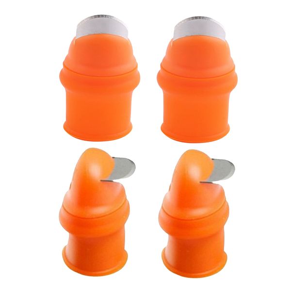 

4pcs thumb vegetable finger plant cutter tool for peppers strawberries