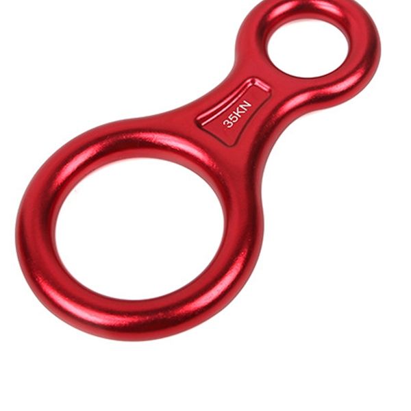 

aluminum outdoor camping rock climbing gear equipment climbing carabiner mountaineering eight ring 30kn rock protection
