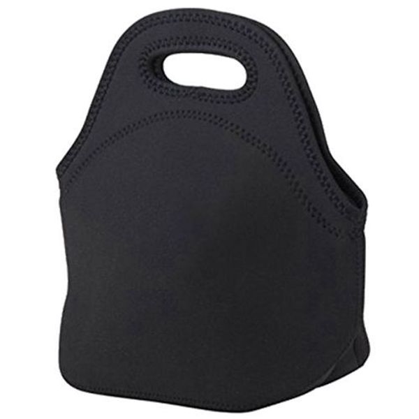 

mini rubber lunch bag lunch bags thermal bag cooler bag, tote black, Blue;pink