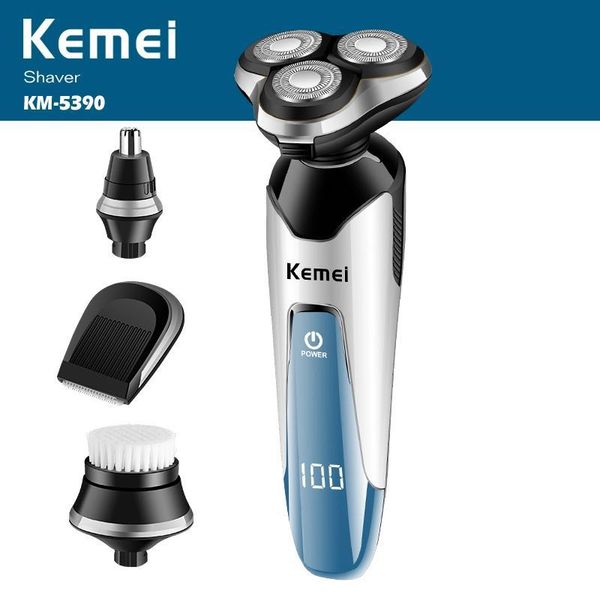

rechargeable electric shaver for men triple blade shaving machine whole body washing beard shaver waterproof face care