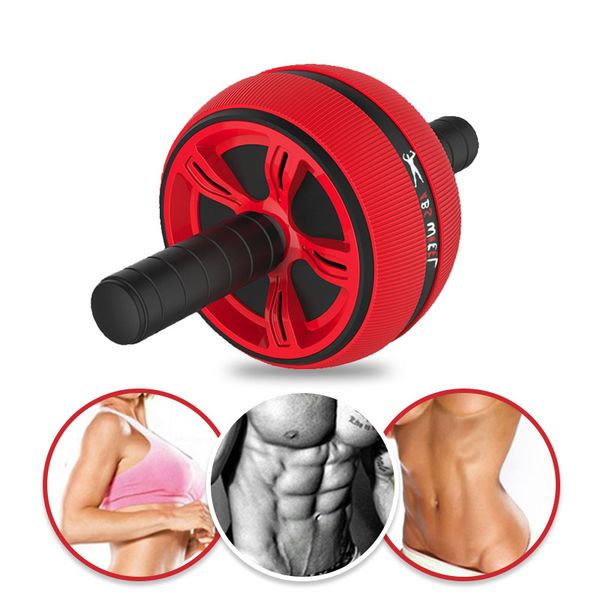 

2019muscle exercise equipment home fitness equipment double wheel abdominal power wheel ab roller gym roller trainer training