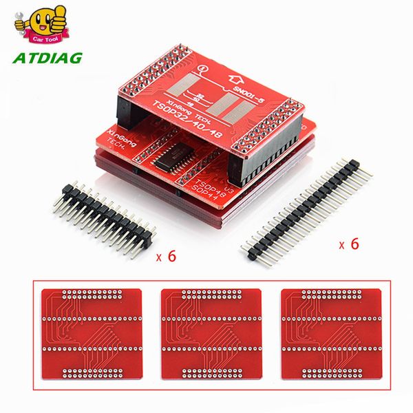 

адаптеры оригинальный tsop32 tsop40 tsop48 sop44 sop56 комплект адаптеров для minipro tl866 tl866a универсальный программатор tl866cs
