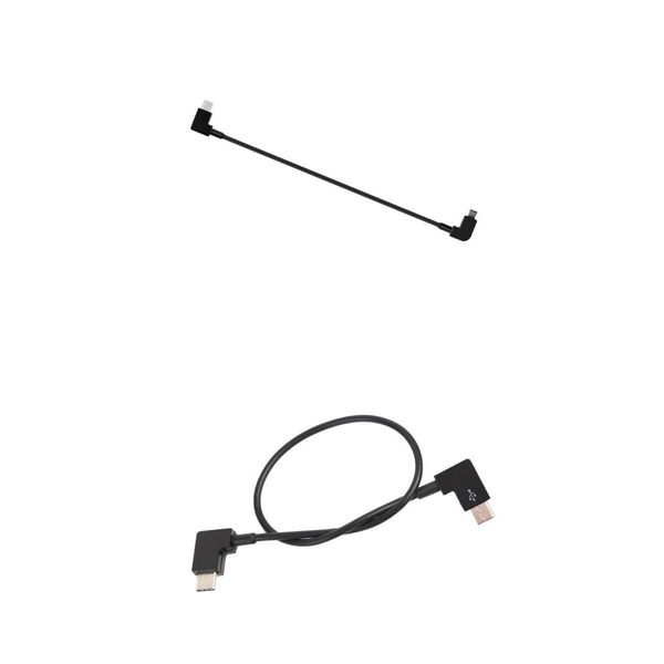 

90 degree usb c to (usb c + micro usb) adapter cable data sync cord combo