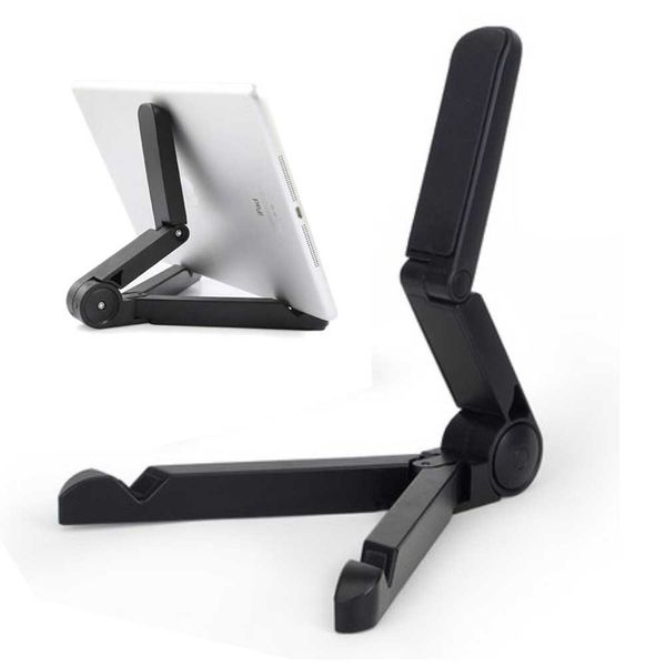 Dobrável Telefone Tablet Stand Holder ajustável desktop Mount tripé Tabela de suporte Desk para IPhone IPad Mini 1 2 3 4 Air Pro