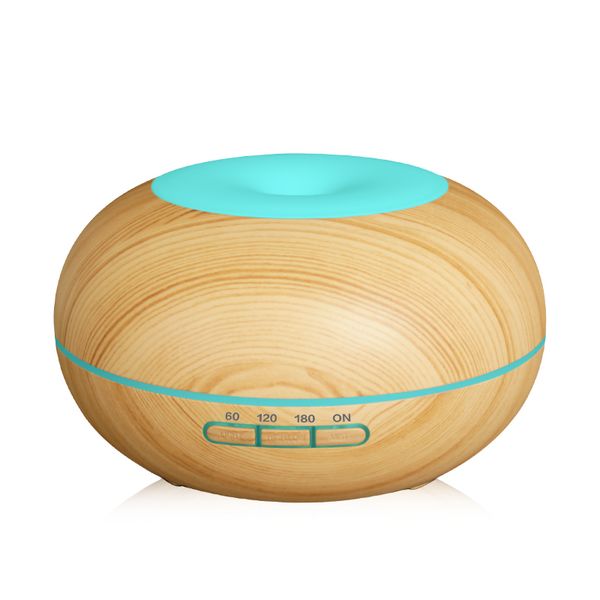 

300ml air humidifier aroma essential oil diffuser wood grain ultrasonic cool mist humidifier for office home bedroom living room