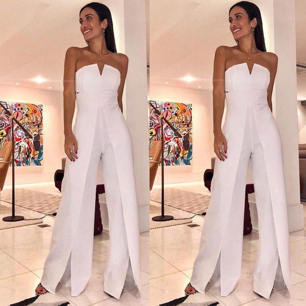 

the united states the new summer jumpsuits wish speed sell pass style sleeveless jumpsuits that wipe a bosom, White;black