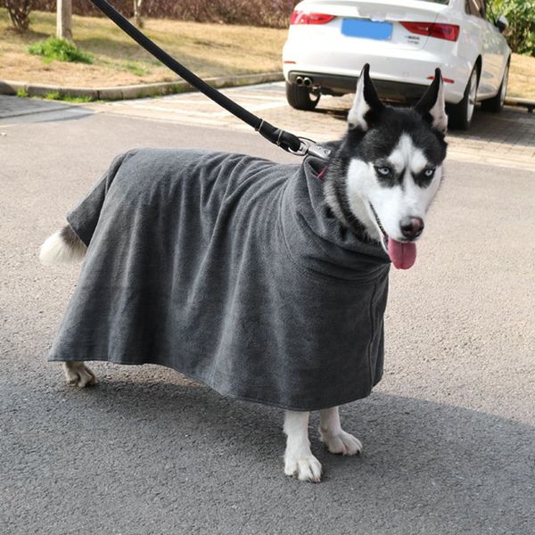 

dog bathrobe pet dog bath towel for small medium dogs super absorbent pet drying towel dog soft cloak bath towel
