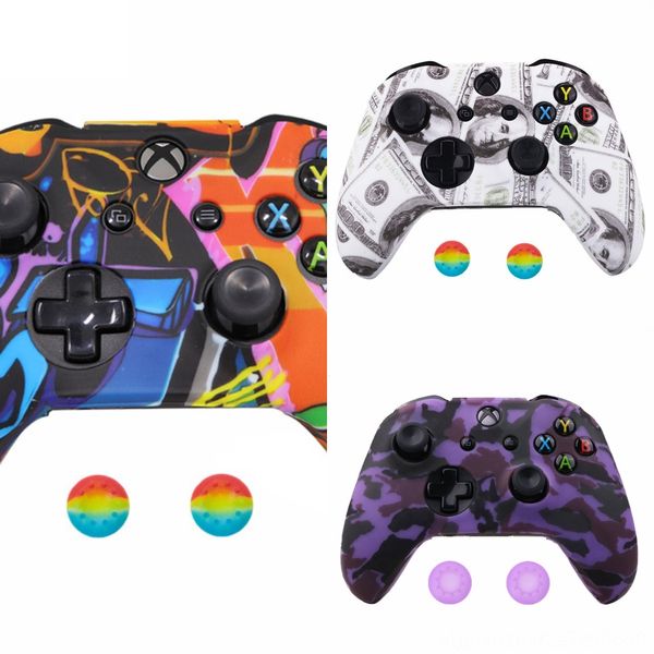 

sbn07 camouflage camo silicone for skin case rubber cover sleeve protective xbox one x s controller protector
