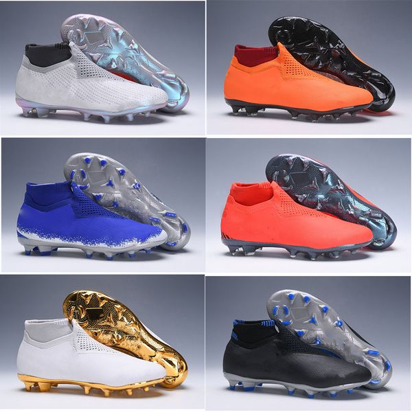 

2019 newset высочайшее качество розовый футбольные бутсы 100% оригинал hypervenom phantom iii df fg neymar мужские футбольные бутсы us39-45