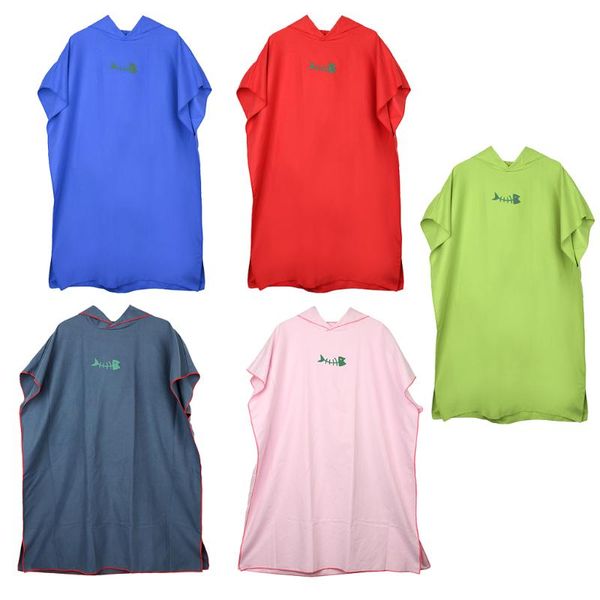 

quick dry hooded towel beach surf poncho lightweight absorbent wetsuit for women with hood swimming pool outdoor sports
