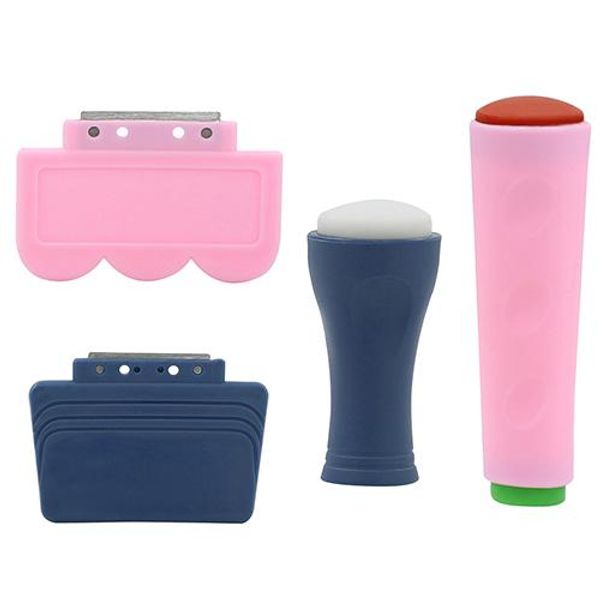 

2 side nail art polish plate stamp stamper scraper set image paint manicure tool