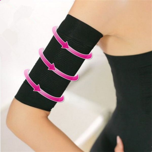 

women weight loss compression arm shaper wavy shape upper sleeves weight loss arm band massage shaping factory wholesale sx0202