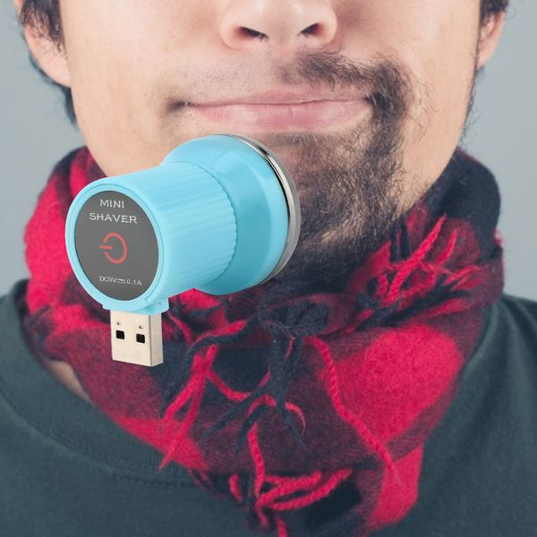 

household men use trimmer shaver portable usb power supply electric beard trimmer shaver beards clipper mustache shaving machine
