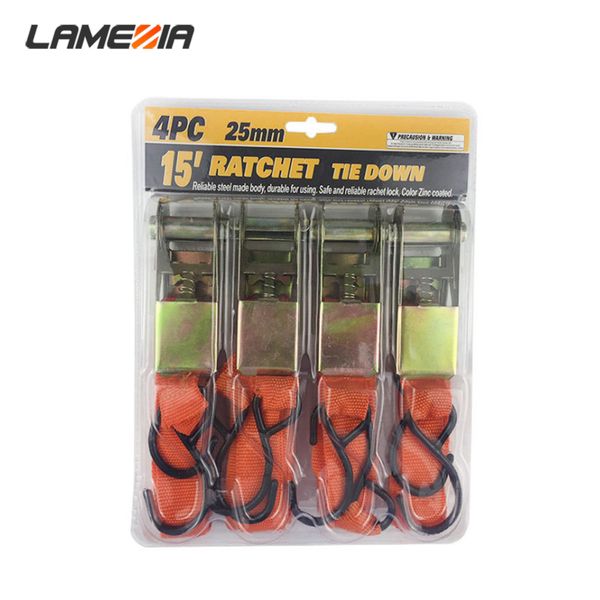 

lamezia 15 inch ratchet tie down logistics cargo dual-hook wire grip tension tensioner width 25mm