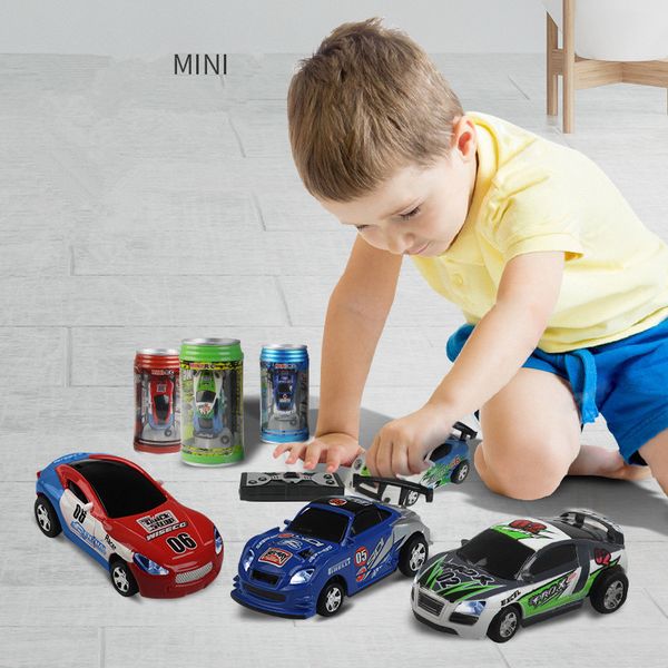

rc cars 16 colors mini-racer remote control rc car coke can mini rc radio remote control micro racing 1:63 car