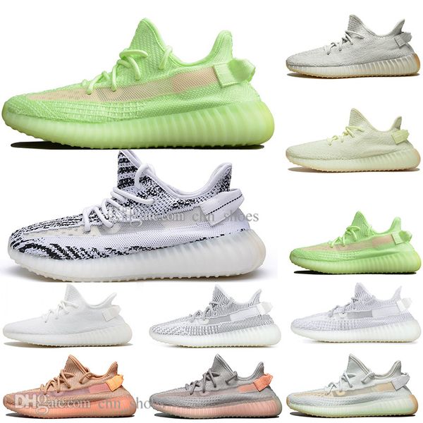 

new kanye west clay v2 static reflective rainbow discoloration mens running shoes hyperspace true form women men sports designer sneaker