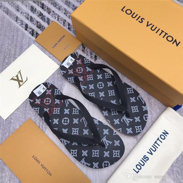 

Роскошные Дизайнерские Мужские Тапочки Мода Высочайшее Качество Черно-Белые Кра