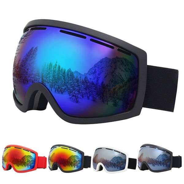 

skiing goggles uv400 protection snowboard goggles with anti fog anti-snowblindness snowboard glasses for men women ski mask